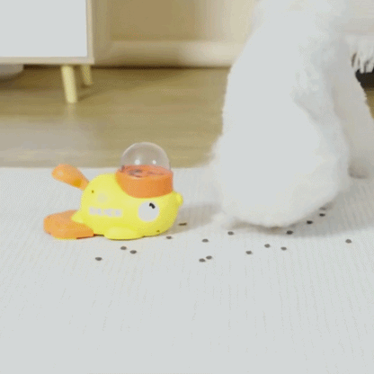 Petliva™ Duck Ödül Maması Oyuncağı | Kedi & Köpek İçin Yavaş Beslenme, Zihinsel Gelişime Faydalı Interaktif Mama Oyuncağı